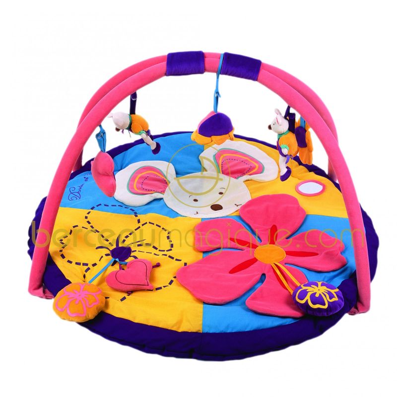 Tapis d'éveil Hawai la souris (90 cm) Doudou et Compagnie