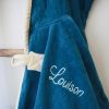 Poncho de bain raton laveur pétrole personnalisable (0-5 ans) L'oiseau bateau Ambiance 3
