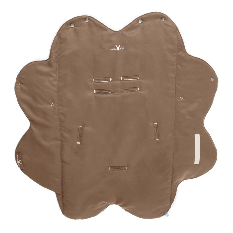 Couverture nomade toutes saisons Leaf chocolat (0-9 mois) Wallaboo