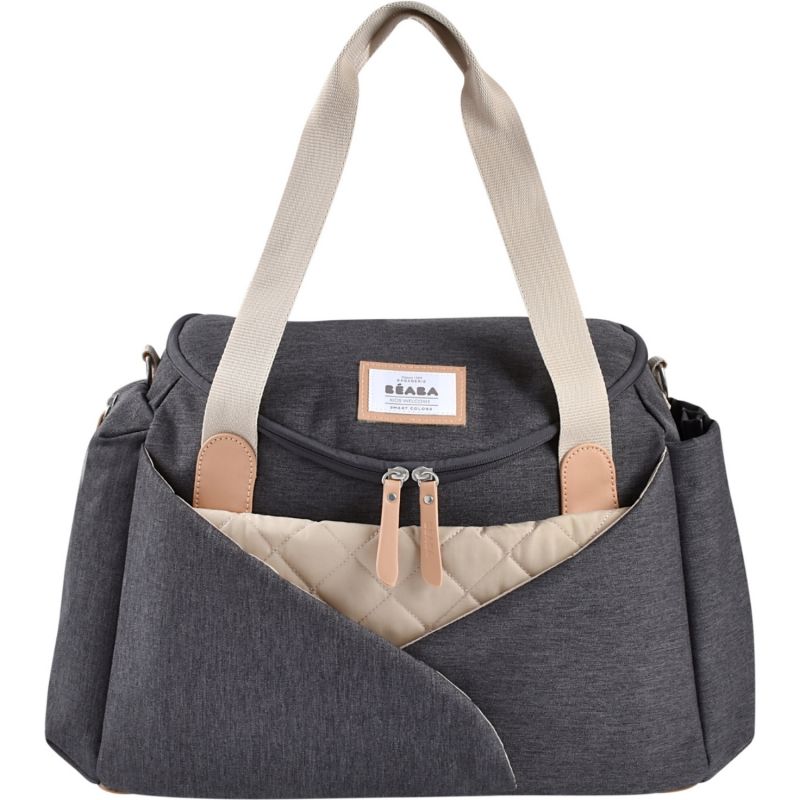 Sac à langer Sydney Gris chiné foncé Béaba Produit 1 grande taille