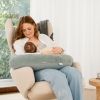 Coussin de maternité Buddy Corduroy Green Doomoo Ambiance 6