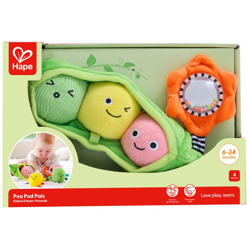 Hochet 3 petits pois Hape Packaging 6