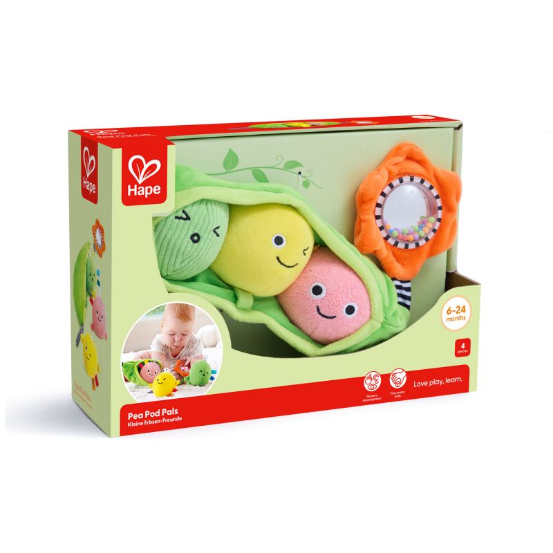 Hochet 3 petits pois Hape Packaging 7