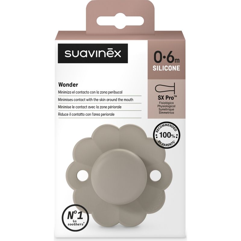Sucette réversible SXPro Wonder Gray Cloud (0-6 mois) Suavinex Produit 6