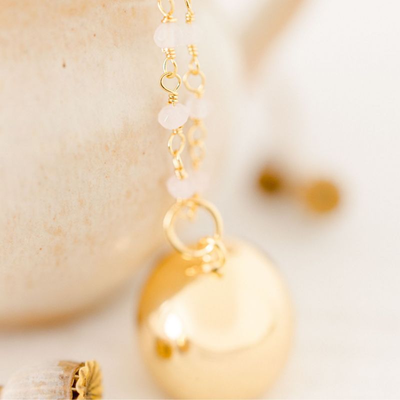 Bola de grossesse Amour quartz Rose Pleine Lune Ambiance 3