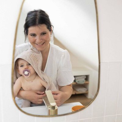 Set de bain Mini nous Sable (70 x 70 cm)