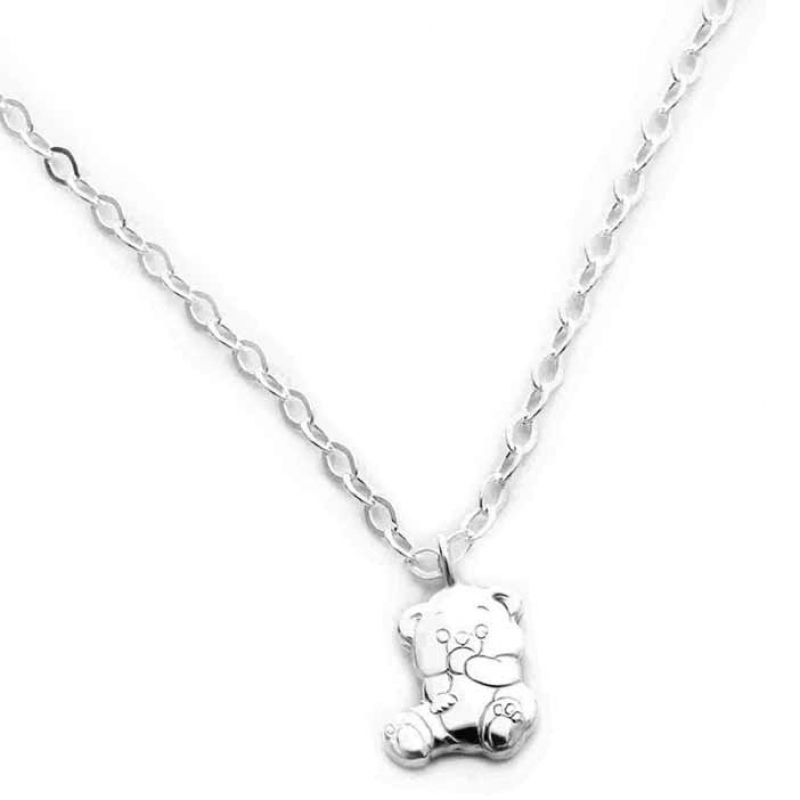 Collier enfant Ourson (argent 925° rhodié) Daniel Crégut