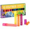 12 gros feutres pointes coniques Les Toupitis Moulin Roty Packaging 1