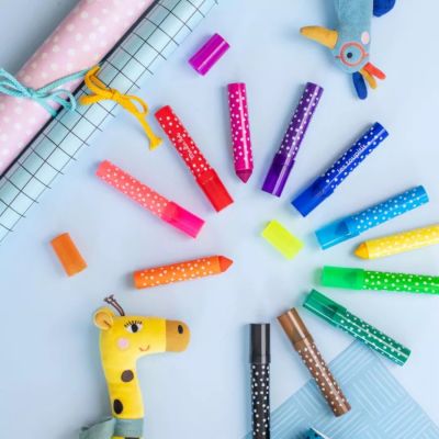 12 gros feutres pointes coniques Les Toupitis