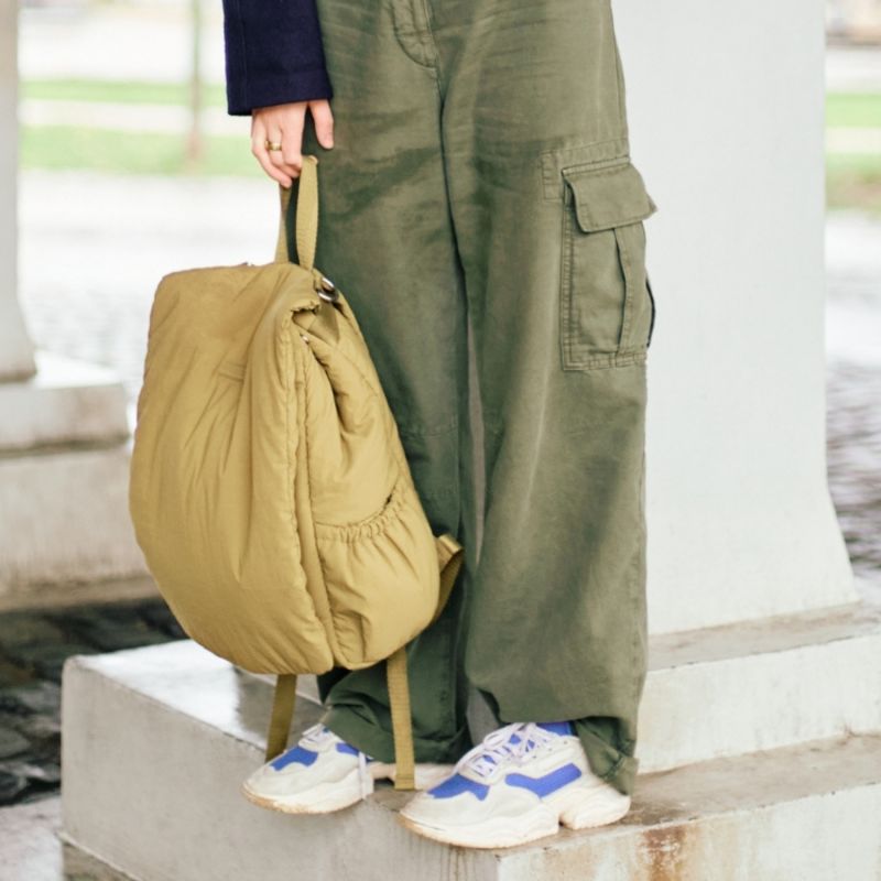 Sac à dos à langer Mellow kaki Childhome Ambiance 9