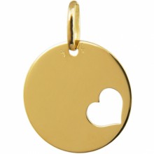 Médaille coeur ajouré (or jaune 375°)  par Maison Augis