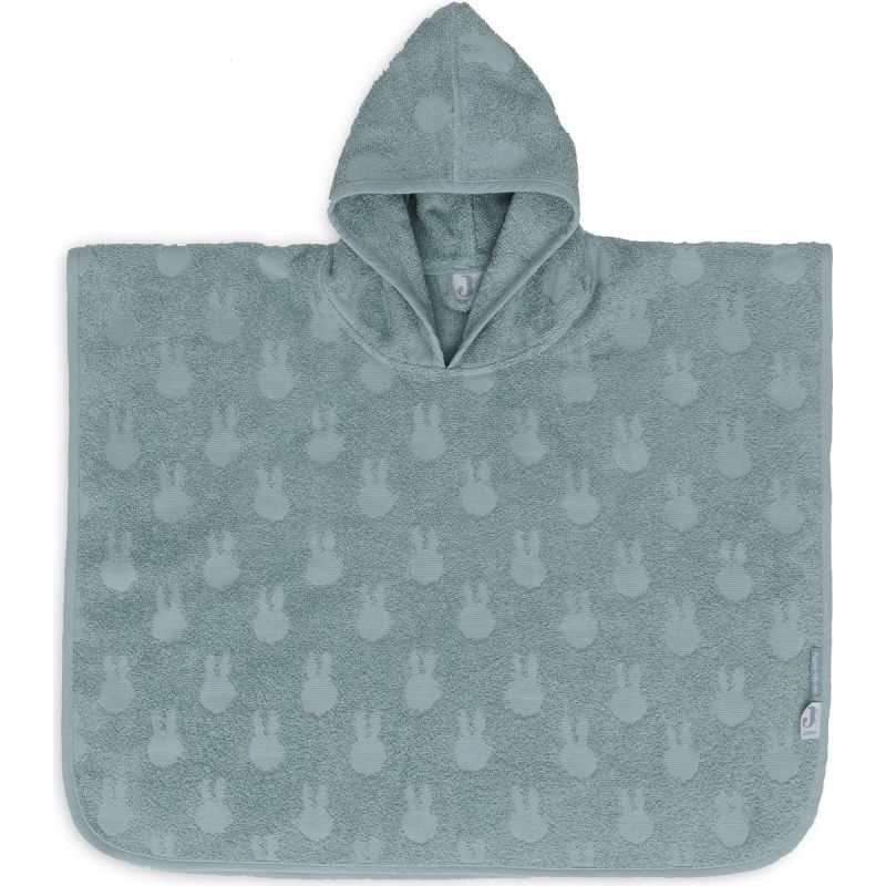 Poncho de bain en éponge Miffy Jacquard Sea Green (1-4 ans) Jollein Produit 1 grande taille