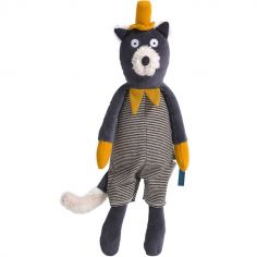 Peluche chat Alphonse Les Moustaches (39 cm) - Moulin Roty