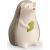 Variation Blanc, marron, vert du produit Lampe veilleuse hérisson Trois petits lapins de la marque Moulin Roty