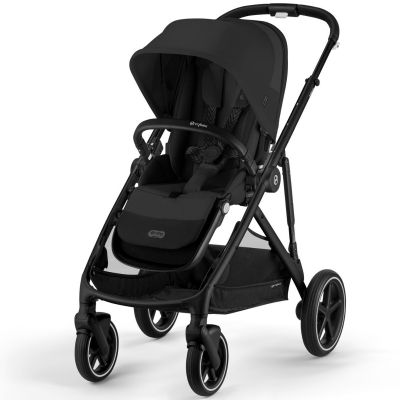 Poussette citadine Gazelle S Moon Black (châssis noir) Cybex