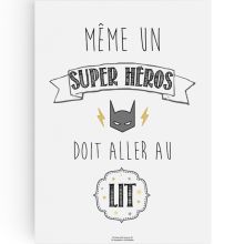 Affiche A3 Super héros  par La Poupette à paillettes