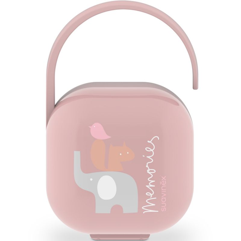 Range sucette Memories rose Suavinex