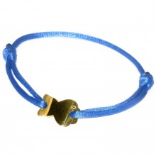Bracelet cordon nounours 15 mm (or jaune 750°)  par Loupidou