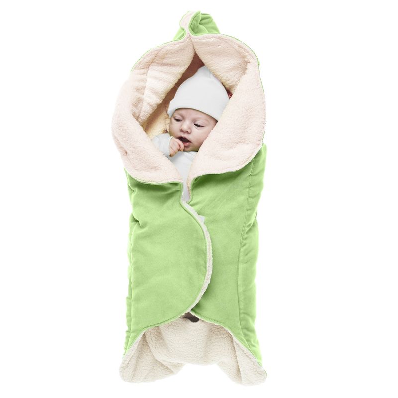 Couverture nomade hiver Nore vert (0-9 mois) Wallaboo
