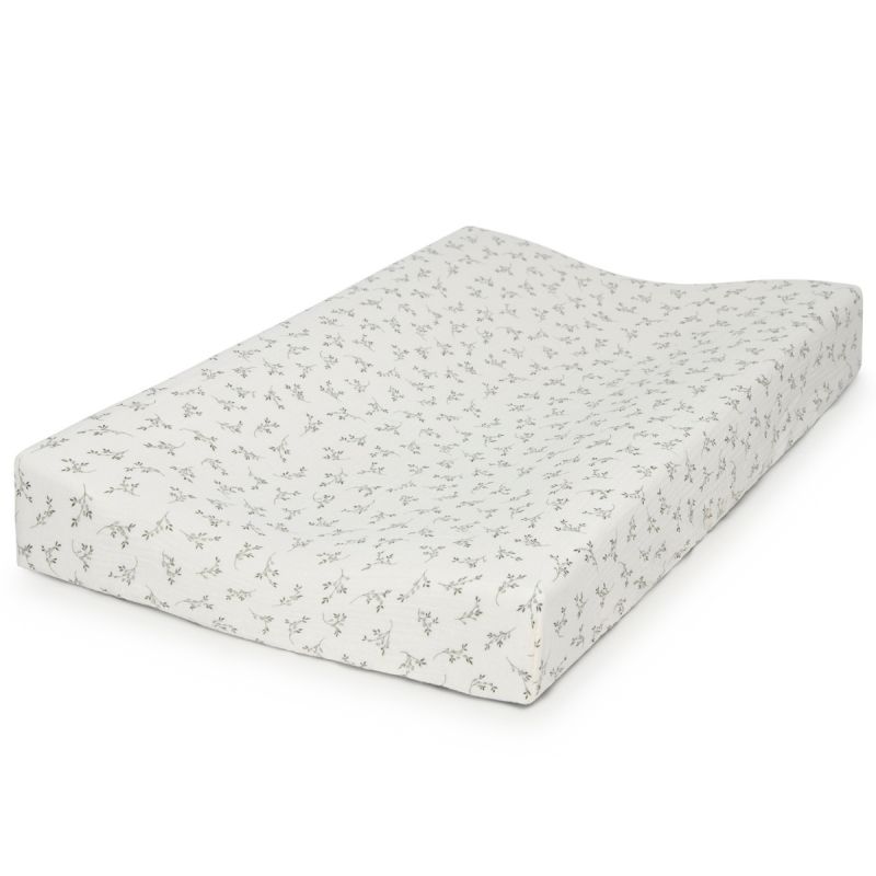 Housse de matelas à langer Olive Bloom (72 x 45 cm) Babyshower Produit 1 grande taille