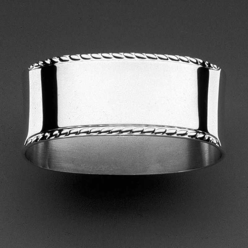 Rond de serviette Königskordel (métal argenté 150°) Robbe & Berking