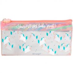 Trousse transparente licorne Your future looks great