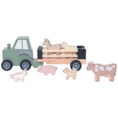 Camion remorque Animaux de la ferme - Jabadabado