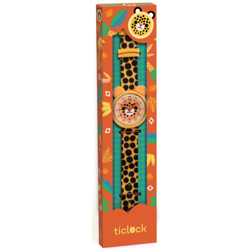 Montre enfant Ticlock Guépard Djeco Packaging 4