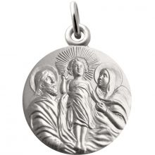 Médaille Sainte Famille 18 mm (argent 925°)  par Martineau