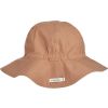 Chapeau de soleil réversible Amelia rayé rose et sable (9-12 mois)  par Liewood