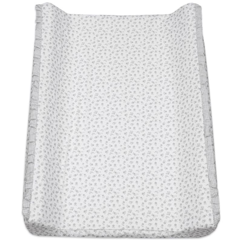 Matelas à langer avec housse Little Bloom Fleurs Gris Pasito a pasito Produit 3
