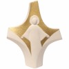 Petite croix dorée Christ ressuscité - Centro Ave Ceramica