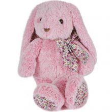 Coffret peluche Lapin Copains câlins rose (40 cm)  par Histoire d'Ours