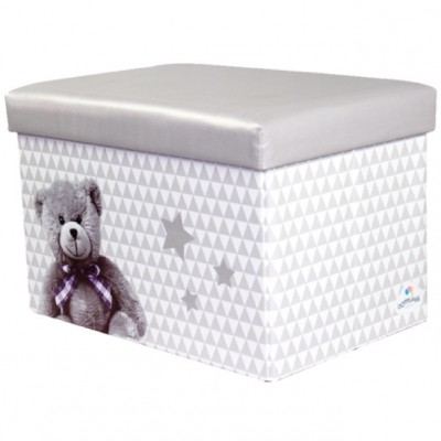 Coffre à jouets en tissu transformable My Little Bear Domiva