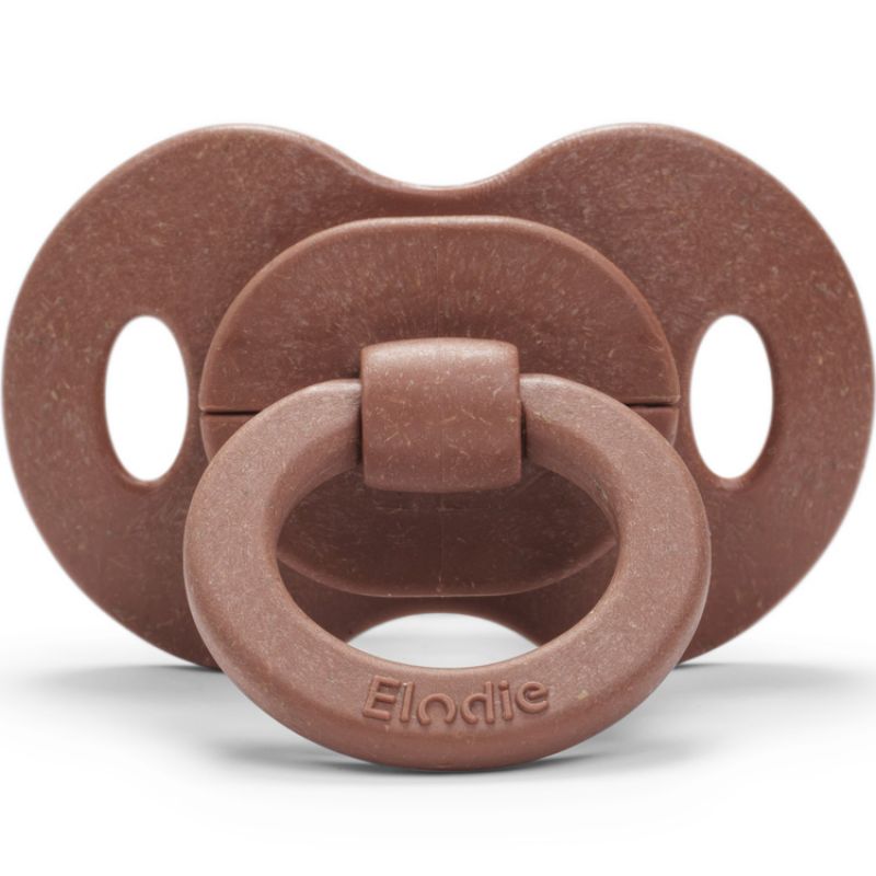 Sucette anatomique en bambou Burned Clay (3 mois et +) Elodie Details