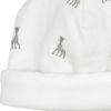 Bonnet de naissance en coton blanc Sophie la girafe (1-3 mois) Trois Kilos Sept Produit 2