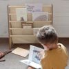 Bibliothèque en tissu recyclé Beige 3 sprouts Ambiance 2