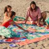 Serviette de plage 2 en 1 Jeu de l'oie (180 x 180 cm) Quut Ambiance 5