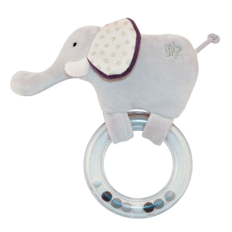 Hochet à billes éléphant Aimé et Céleste Moulin Roty