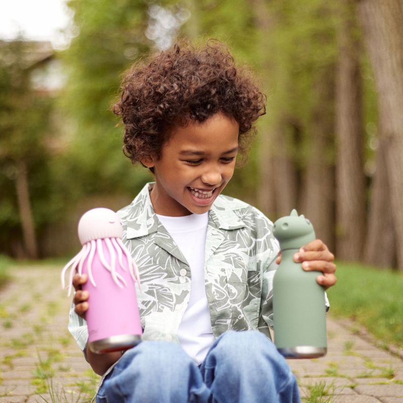 Gourde isotherme Bestie Dinosaure (460 ml) Asobu Ambiance 2