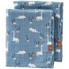 Lot de 2 langes Dino (70 x 60 cm) - Fresk