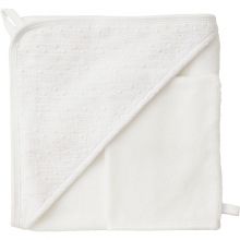 Cape de bain bambou + gant Vintage chic (70 x 70 cm)  par BB & Co