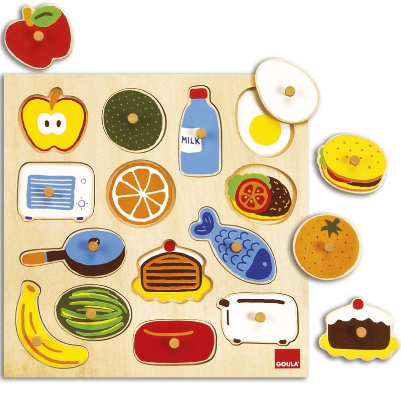 Puzzle à encastrement Dedans & dehors (14 pièces) Goula