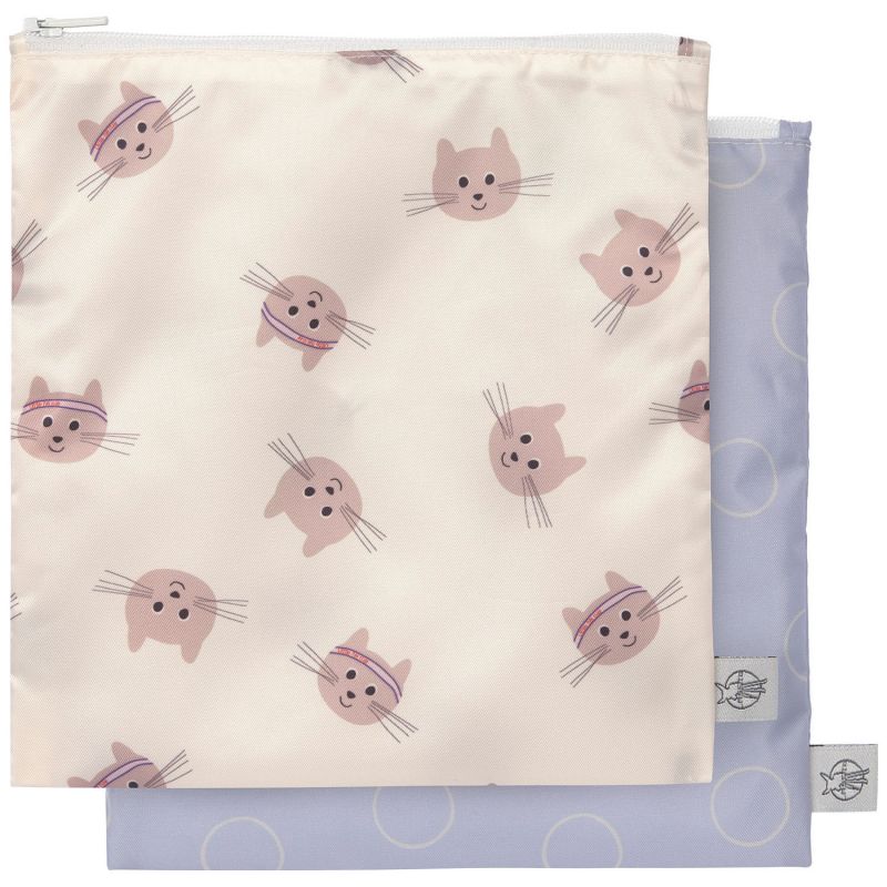 Lot de 2 Pochettes à goûter Tiny Team Chat Lässig Produit 1