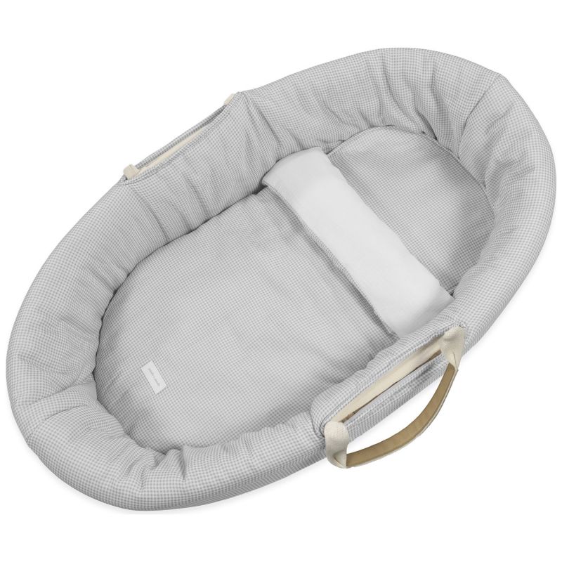 Habillage couffin Moïse Little Bloom Vichy Gris TOG 2,5 Pasito a pasito Produit 1