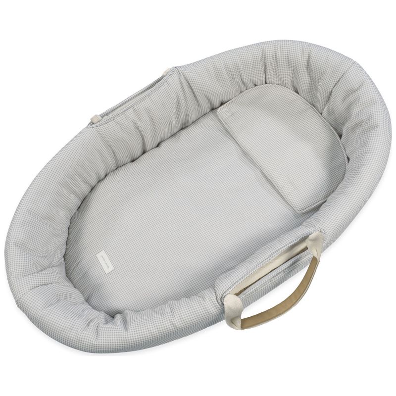 Habillage couffin Moïse Little Bloom Vichy Gris TOG 2,5 Pasito a pasito Produit 3