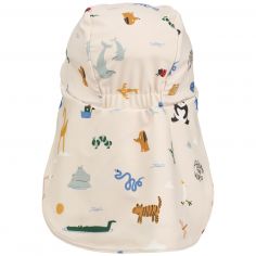 Casquette protège nuque anti-UV Cecilia Around the World (9-12 mois)