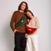 Sac banane Olivia Velours Sapin Hindbag Ambiance 5