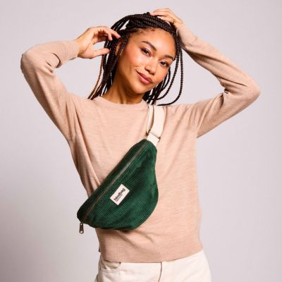Sac banane Olivia Velours Sapin Hindbag