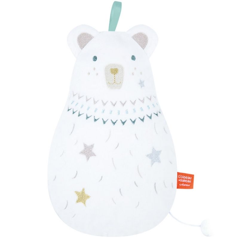 Peluche musicale Dounimaux Ours L'oiseau bateau